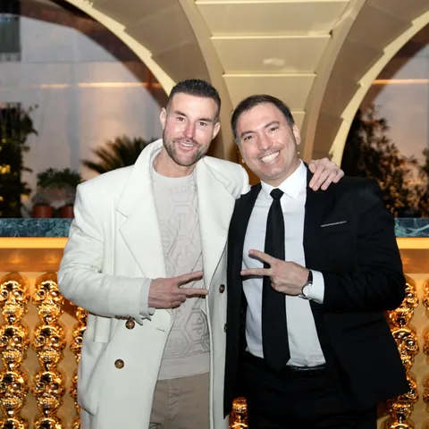 Christian Gaston Illan con Philipp Plein